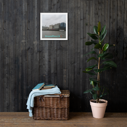 Beautiful Place Framed canvas with Groundfloor24 Logo