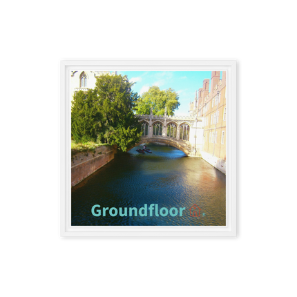 Beautiful Canel Framed canvas with Groundfloor with House Logo