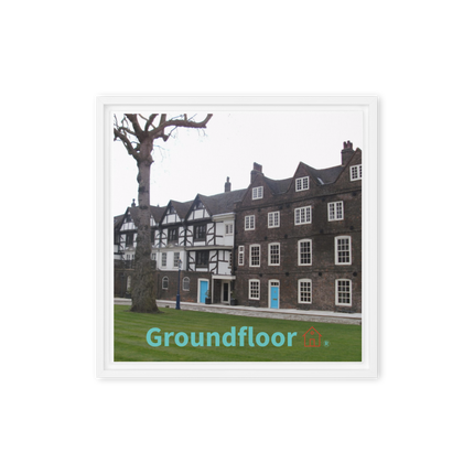 Beautiful Palace Framed canvas with Groundfloor with House Logo
