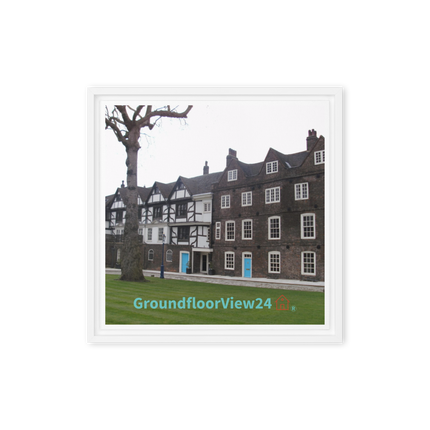 Beautiful Palace Framed canvas with groundfloorview24 with House Logo