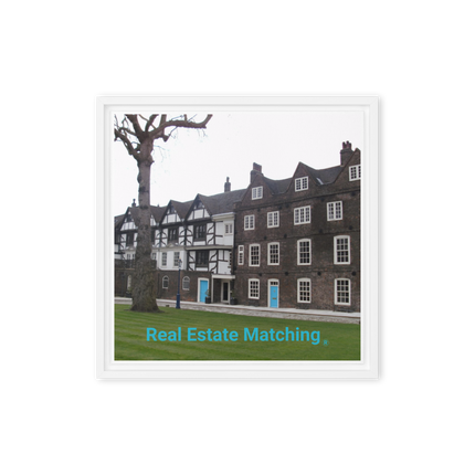 Beautiful Palace Framed canvas with realestatematching without key Logo