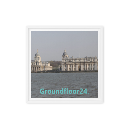 Riverside Beauty Framed canvas with Groundfloor24 without House Logo