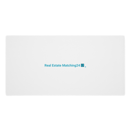 Gaming mouse pad with Real Estate Matching24 Logo