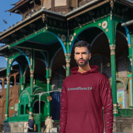 Premium eco hoodie with Groundfloor24 Logo