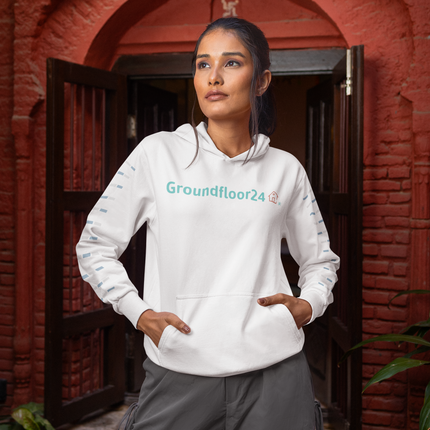 Unisex pullover hoodie with Groundfloor24 Logo