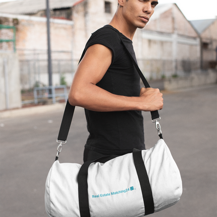 Duffle bag with Real Estate Matching24 Logo