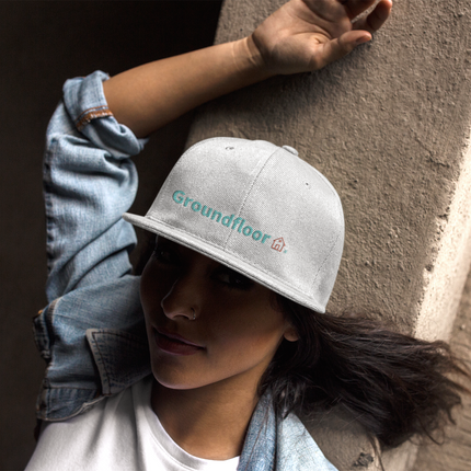 Austria Snapback Hat Groundfloor with 3 Logos.