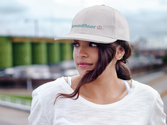 Austria Snapback Hat Groundfloor with 3 Logos.