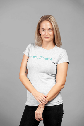 Women's Relaxed T-Shirt with Groundfloor24 Logo