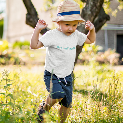 Baby Jersey Short Sleeve Tee with Groundfloor24 Logo