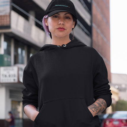 Albania Classic Dad Hat Real Estate Partner24 with 3 Logos.