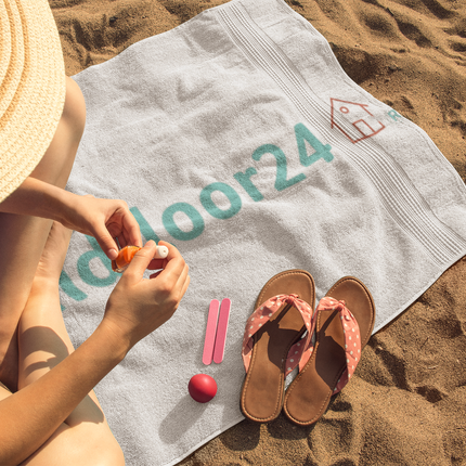 Towel with Groundfloor24 Logo
