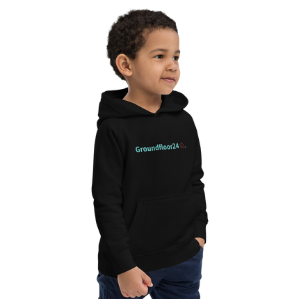 Kids eco hoodie with Groundfloor24 Logo