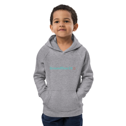 Kids eco hoodie with Groundfloor24 Logo