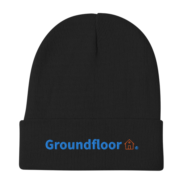 Embroidered Beanie Groundfloor with Logo.