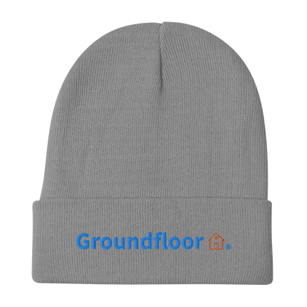 Embroidered Beanie Groundfloor with Logo.