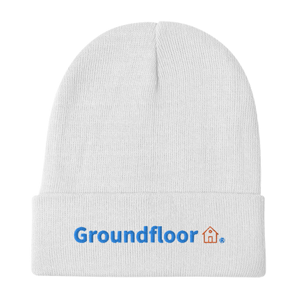 Embroidered Beanie Groundfloor with Logo.