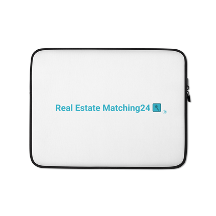 Laptop Sleeve with Real Estate Matching24 Logo