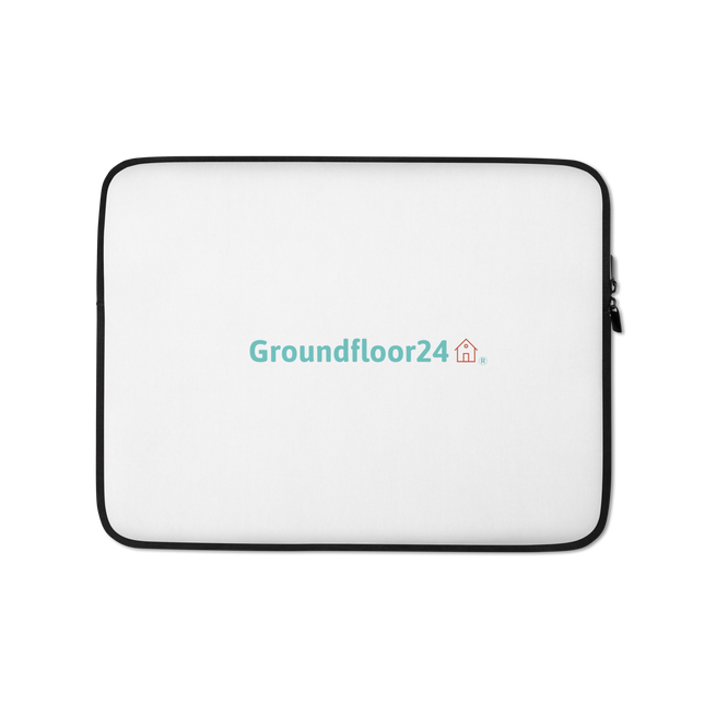 Laptop Sleeve with Groundfloor24 Logo