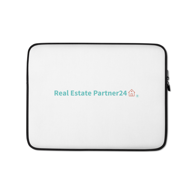 Laptop Sleeve with Real Estate Partner24 Logo