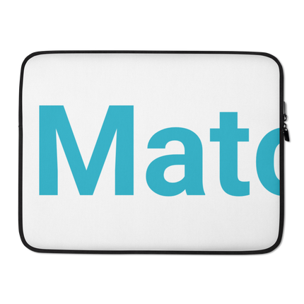 Laptop Sleeve with Real Estate Matching24 Logo