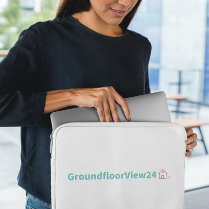 Laptop Sleeve Groundfloorview24 with House