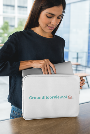 Laptop Sleeve Groundfloorview24 with House