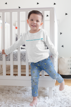 Toddler Short Sleeve Tee with Real Estate Matching 24 Logo