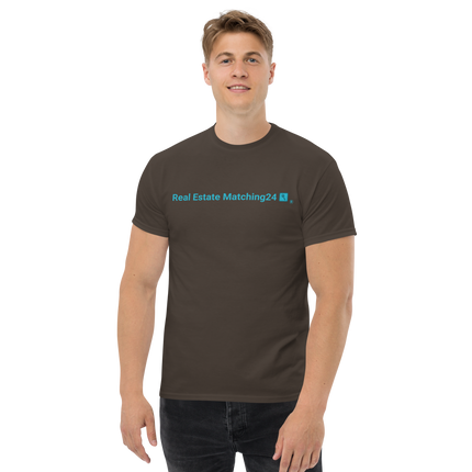 Men's classic tee with Real Estate Matching24 Logo