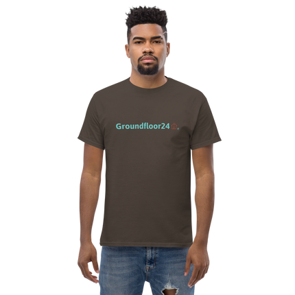 Men's classic tee with Groundfloor24 Logo
