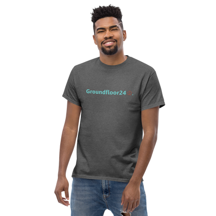 Men's classic tee with Groundfloor24 Logo