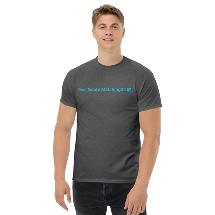 Men's classic tee with Real Estate Matching24 Logo