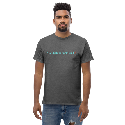 Men's classic tee with Real Estate Partner24 Logo