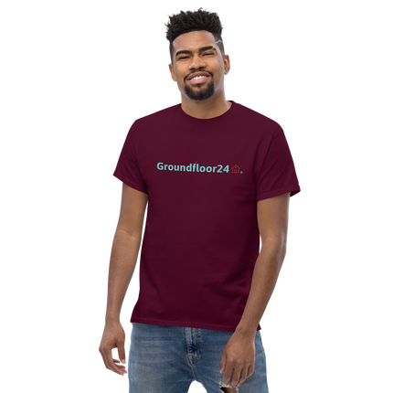 Men's classic tee with Groundfloor24 Logo