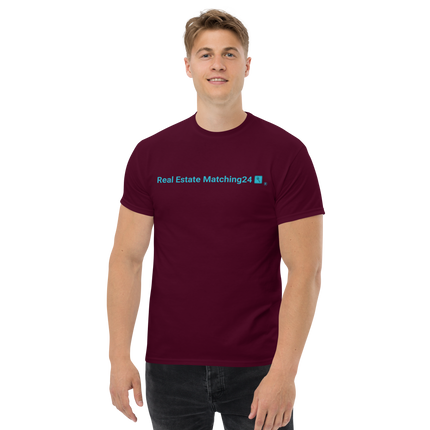 Men's classic tee with Real Estate Matching24 Logo