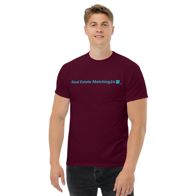 Men's classic tee with Real Estate Matching24 Logo