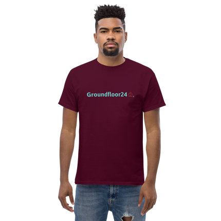 Men's classic tee with Groundfloor24 Logo