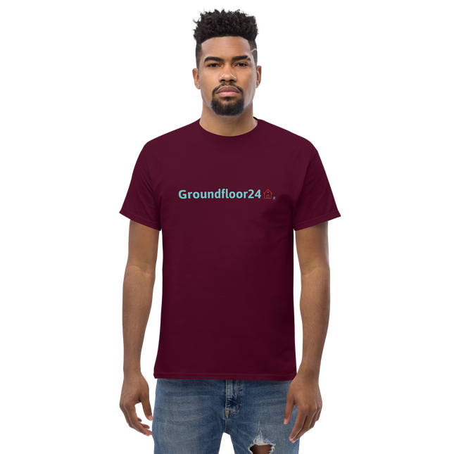 Men's classic tee with Groundfloor24 Logo