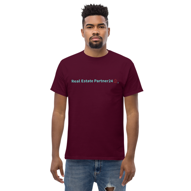 Men's classic tee with Real Estate Partner24 Logo