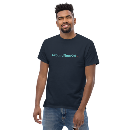 Men's classic tee with Groundfloor24 Logo