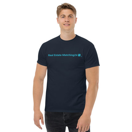 Men's classic tee with Real Estate Matching24 Logo