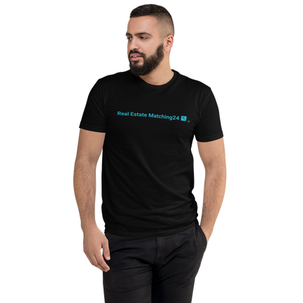 Short Sleeve T-shirt with Real Estate Matching24 Logo