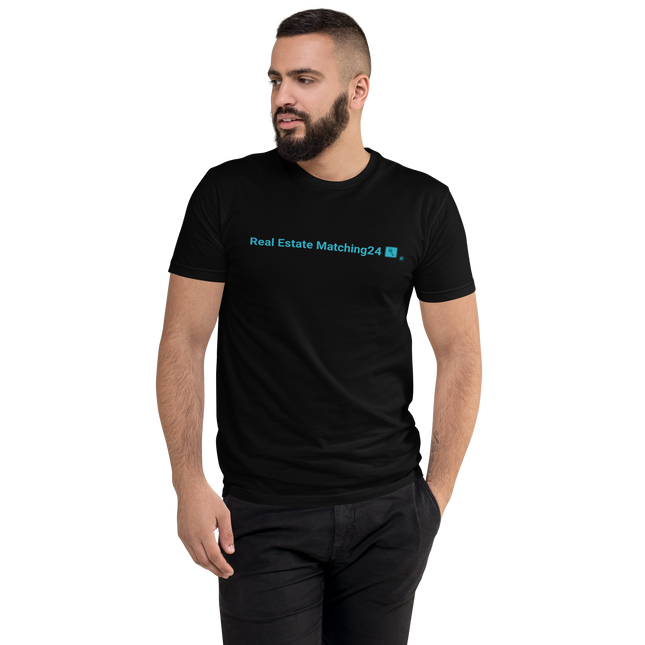 Short Sleeve T-shirt with Real Estate Matching24 Logo