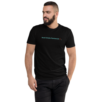 Short Sleeve T-shirt with Real Estate Partner24 Logo
