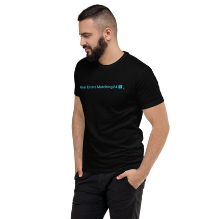 Short Sleeve T-shirt with Real Estate Matching24 Logo