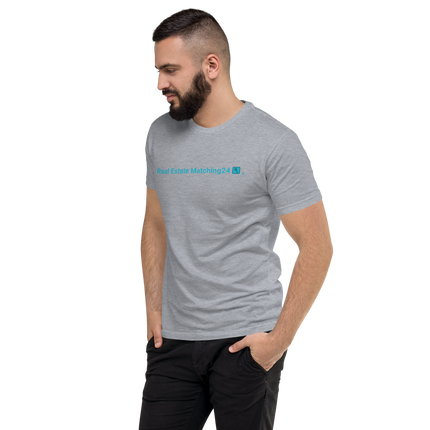 Short Sleeve T-shirt with Real Estate Matching24 Logo