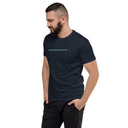 Short Sleeve T-shirt with Real Estate Partner24 Logo