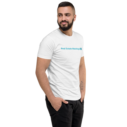 Short Sleeve T-shirt with Real Estate Matching24 Logo