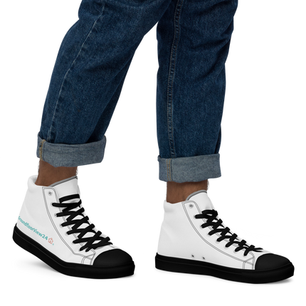 Men’s high top canvas shoes Groundfloorview24 with House