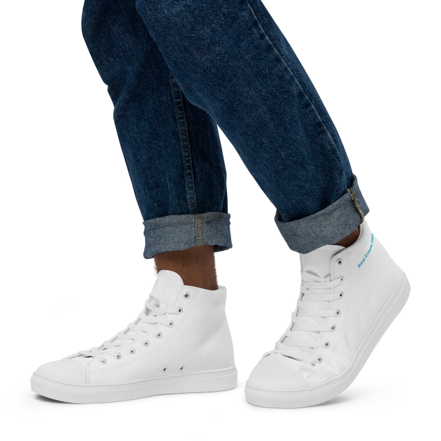 Men’s high top canvas shoes
